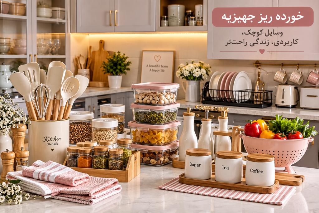 وسایل ریز و ضروری جهیزیه عروس